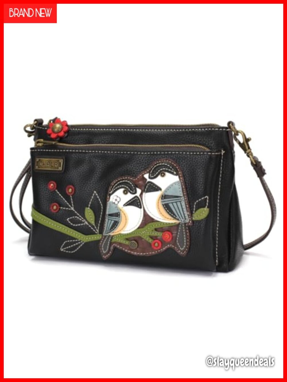 RFID Protected Vegan Leather Deluxe Crossbody Bag Adjustable Strap